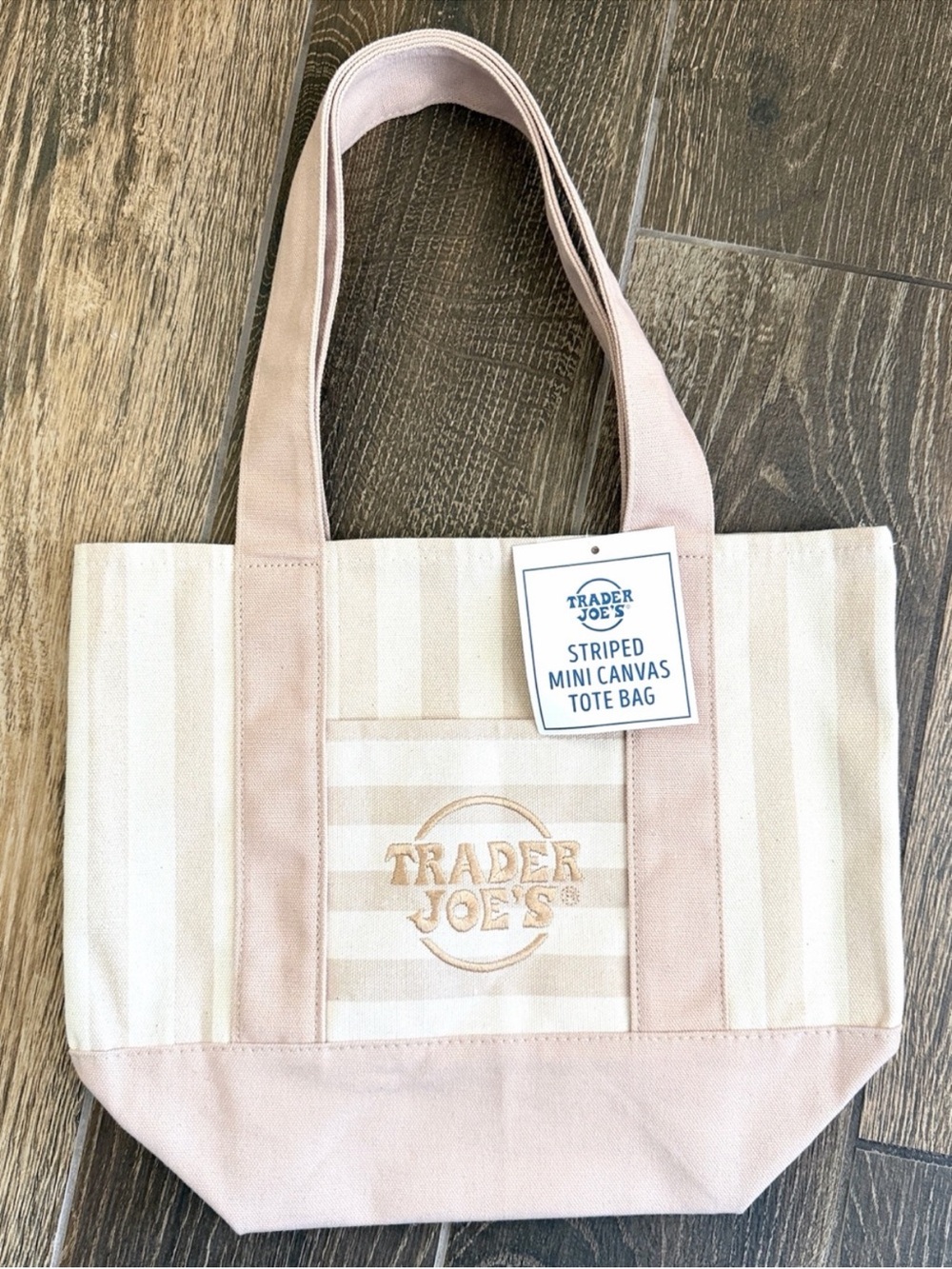 Trader Joe's Limited Edition Desert Mini Stripe Tote—Summer 2026 Collector - Picture 6 of 8